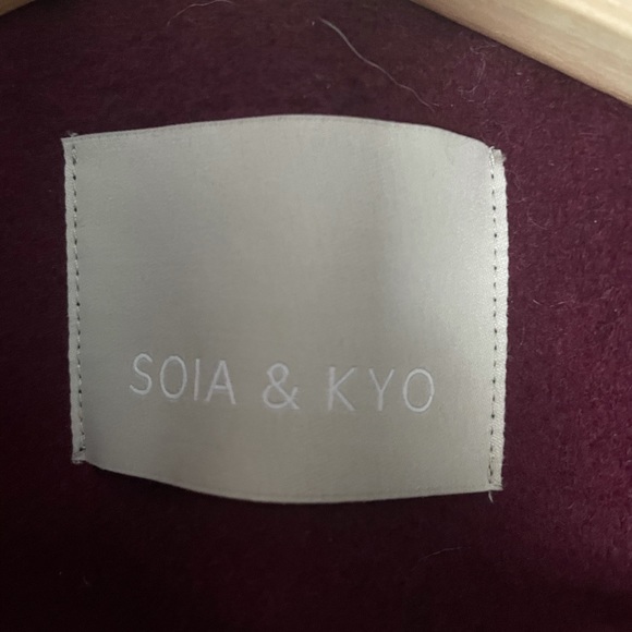 Soia&Kyo coat burgundy XS - Picture 4 of 4